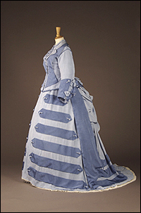 Caroline Lloyd Bournemouth Promenade dress 1873-5 