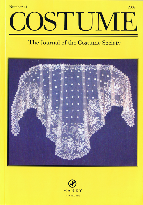 Cover of  COSTUME No 41 2007