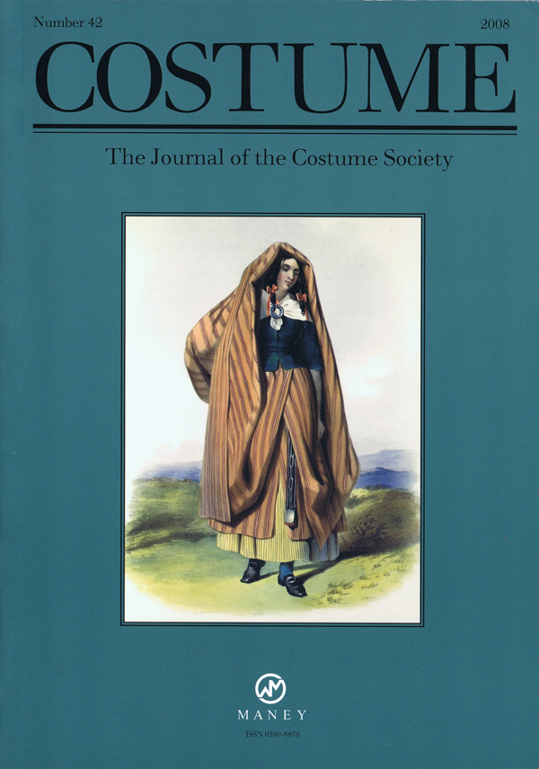 Cover of  COSTUME No 42 2008